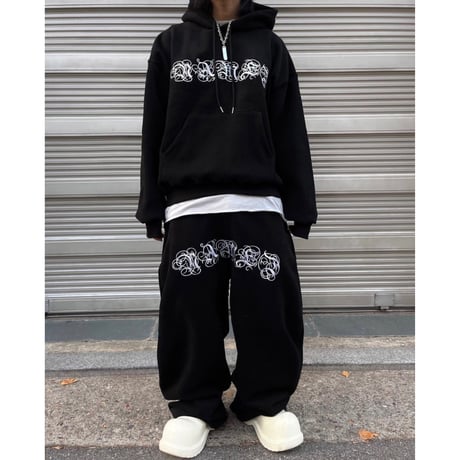 SUBLIMATION/ Embroid Oversize Hoodie (SET UP)