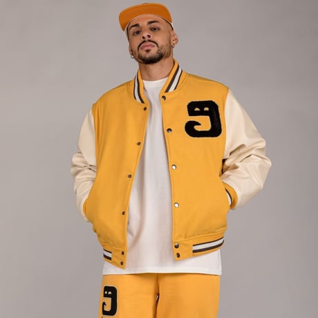 GRMY/WOOL Baseball Jacket "YELLOW"