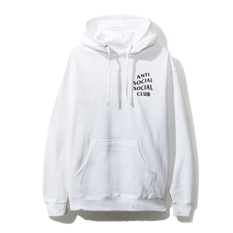 Anti Social Social Club/SS新作 Logo Hoodie WHITE