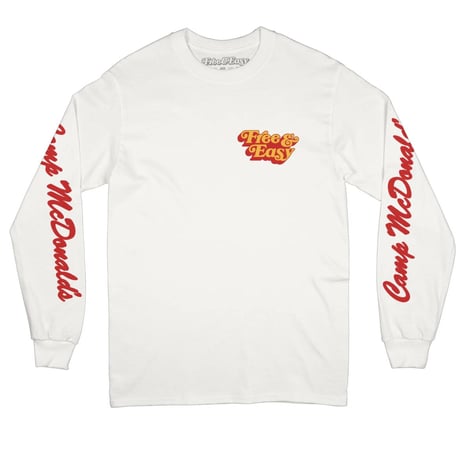 FREE&EASY/✖︎ McDonalds LongSleeve Tee WHITE