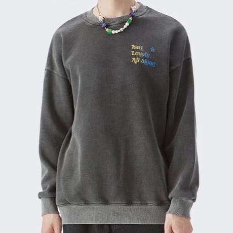 WOSS.official/Messege Crewneck Sweat
