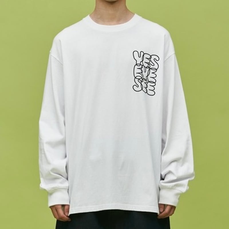 YES EYE SEE ホワイト 長袖TシャツLサイズイエスアイシー