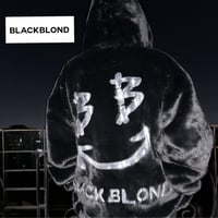 BLACK BLOND/Fur Smile jacket