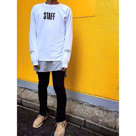 Purpose tour/Justin bieber official STAFF Long sleeve