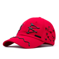 BLACK BLOND/Smile Devil CAP RED