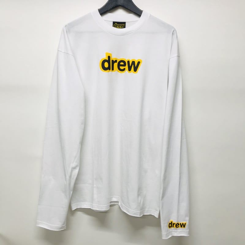 Drew House/Mascot LongSleeve WHITE | BINGOSTAR