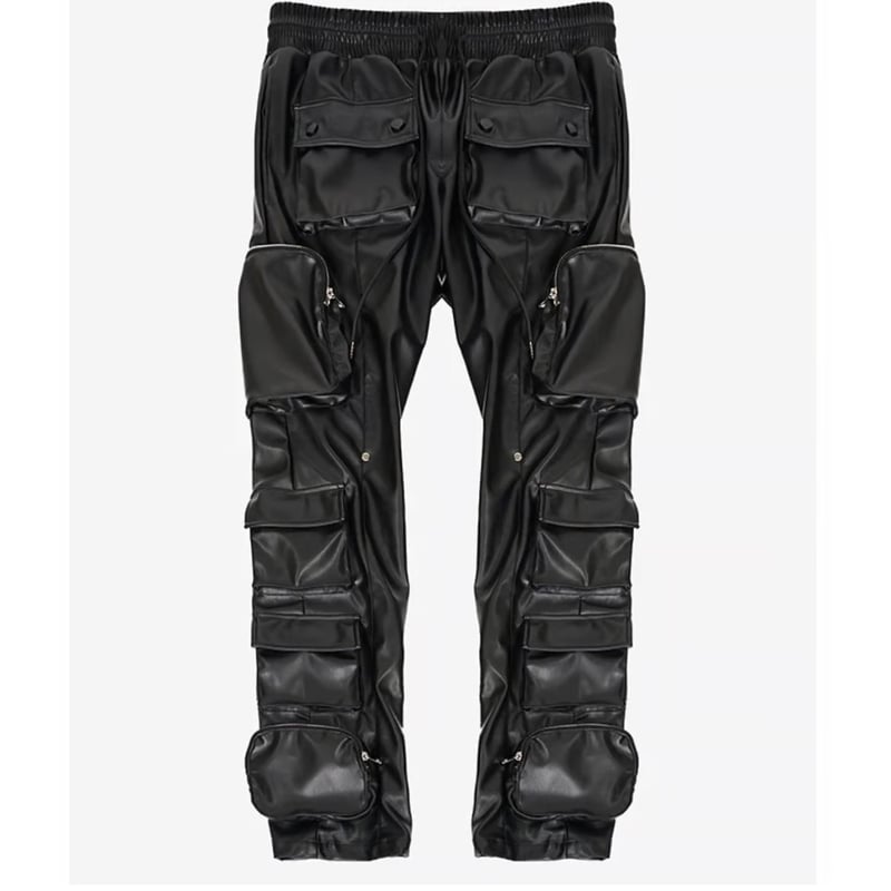 EPTM. エピトミ Leather Pants ヴィーガン レザー フレア パンツ Amazon | [EPTM] エピトミ Rambo Flare Leather Pants