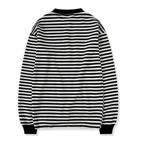 Mismatch NYC/High Neck Border Long Sleeve