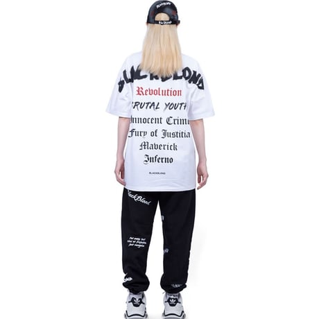 BLACK BLOND/History Pigment Tshirts " WHITE"