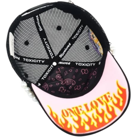 TOXICITY X DSMSD/ TROUBLE IN PARADISE TRUCKER HAT (BLACK)