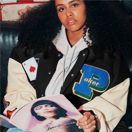 WOSS.official/ TRUMP   Varsity  Jacket