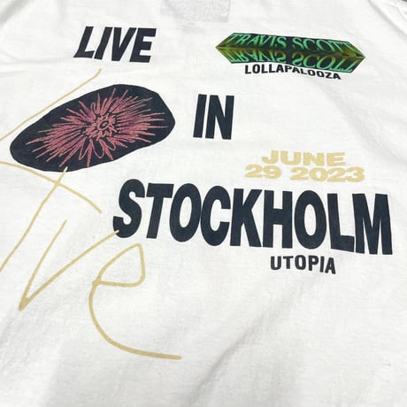 Travis Scott /UTOPIA tour  Tshirts  WHITE