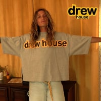 Drew House/Logo Boxy Tee GRAY