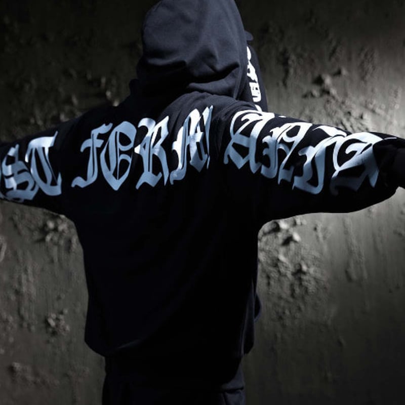 By The R/ Back Logo Cotton Hoodie (SET UP) | BI