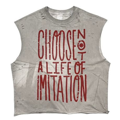 Mismatch NYC/ CHOOSE NOT Cut off Tee