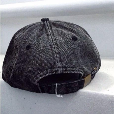 Know Wave/Logo cap   BLACK denim