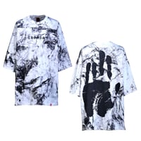 By The R/ Hand Paint Tshirts  WHITE