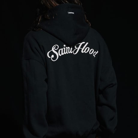 SAINT PAIN/M.M.C Logo Hoodie BLACK