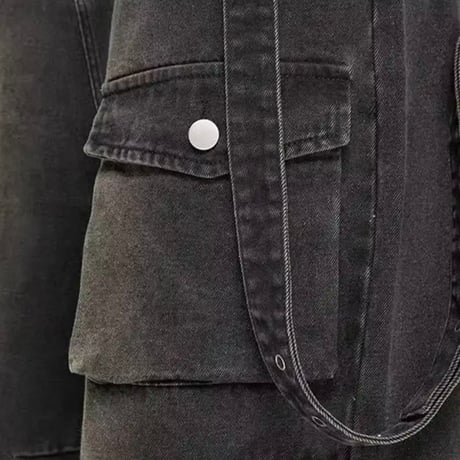 Mismatch NYC/ Wide Black wash denim
