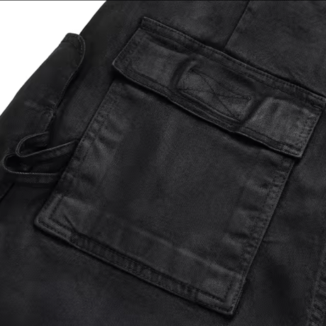 Mismatch NYC/WAX Black Denim Shorts