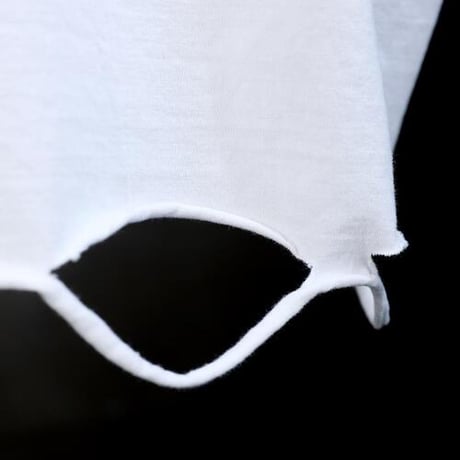 By The R/ Cross Paint Cotton Vest WHITE