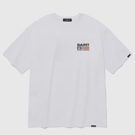 SAINT PAIN/Piece LOGO Tee WHITE