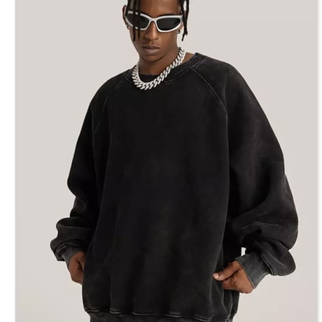Mismatch NYC/Washed oversized crewneck (SET UP)