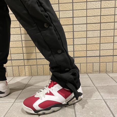 Mismatch NYC/Snap button  sweat pants BLACK