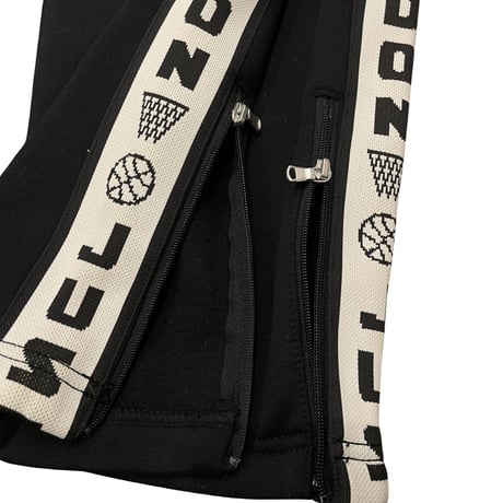 ALL CITY by Just Don / Logo Sweatpants BLACK  White Line