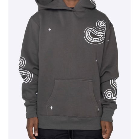 EPTM/PAISLEY  HOODIE ”charcoal”