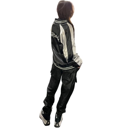SAINT PAIN/Satin Souvenir Jacket