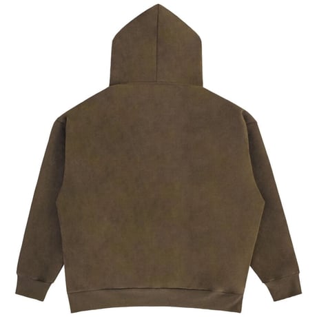 WOSS.official/ Oversized  Suede Hoodie BROWN