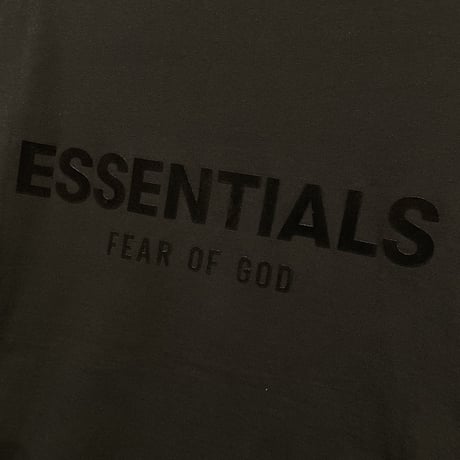 ESSENTIALS  fear of god /Logo Tshirt  "Black "