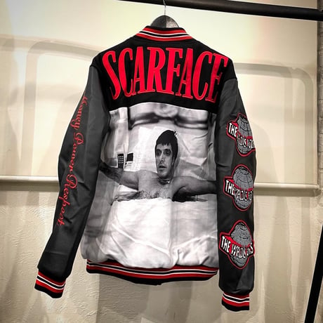 Reason Clothing Newyork /SCARFACE Wool Varsity Jacket