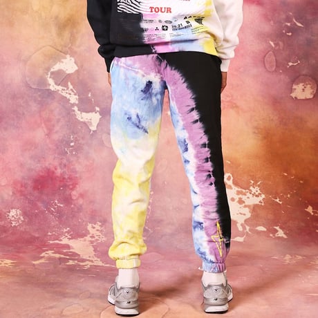 BOOHOO /Drip face tie die Pants (SET UP)