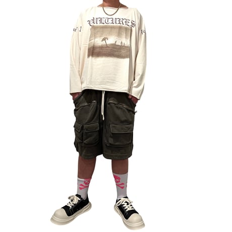 YEEZY / VALTURES ALBUM LongSleeve Tee "CREAM"