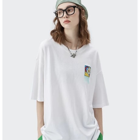 WOSS.official/Oversized Fringe Tshirs