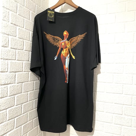 NIRVANA/Official Tshirts  "BLACK”