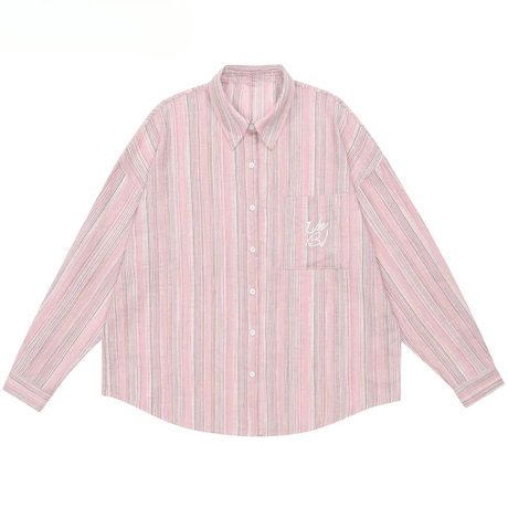 Mismatch NYC/LongHemp Shirts  (Pink/beige)