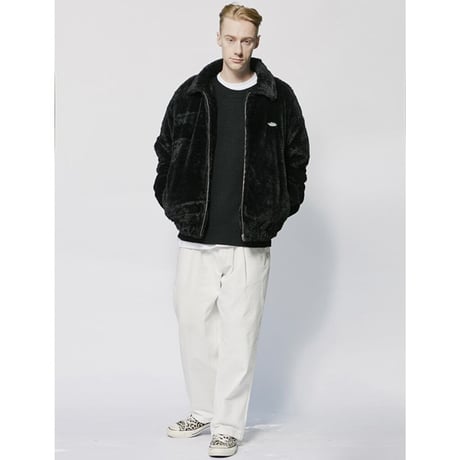 SAINT PAIN/FUR JACAKET  BLACK