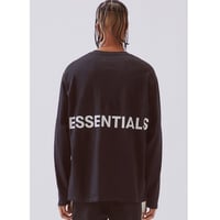 Fear Of God  FOG Essentials/Graphic Long Sleeve Tee　BLACK