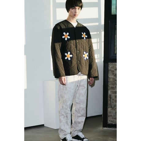 MISTER CHILD/Flower Quilted  Jacket "BLACK"