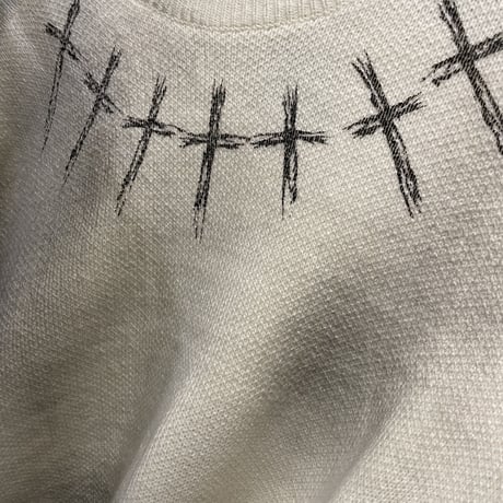 Mismatch NYC/ HandPaint Cross knit