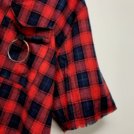 Mismatch NYC/G.A.N.G  half sleeve shirts  レッド