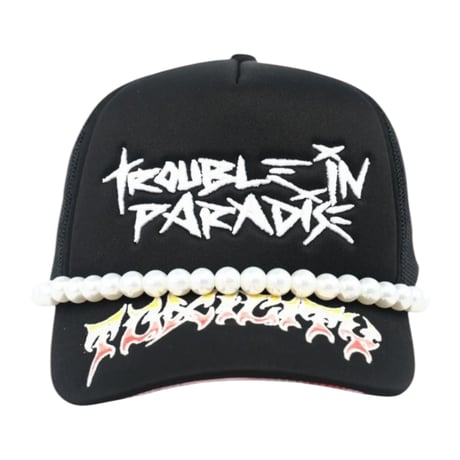 TOXICITY X DSMSD/ TROUBLE IN PARADISE TRUCKER HAT (BLACK)