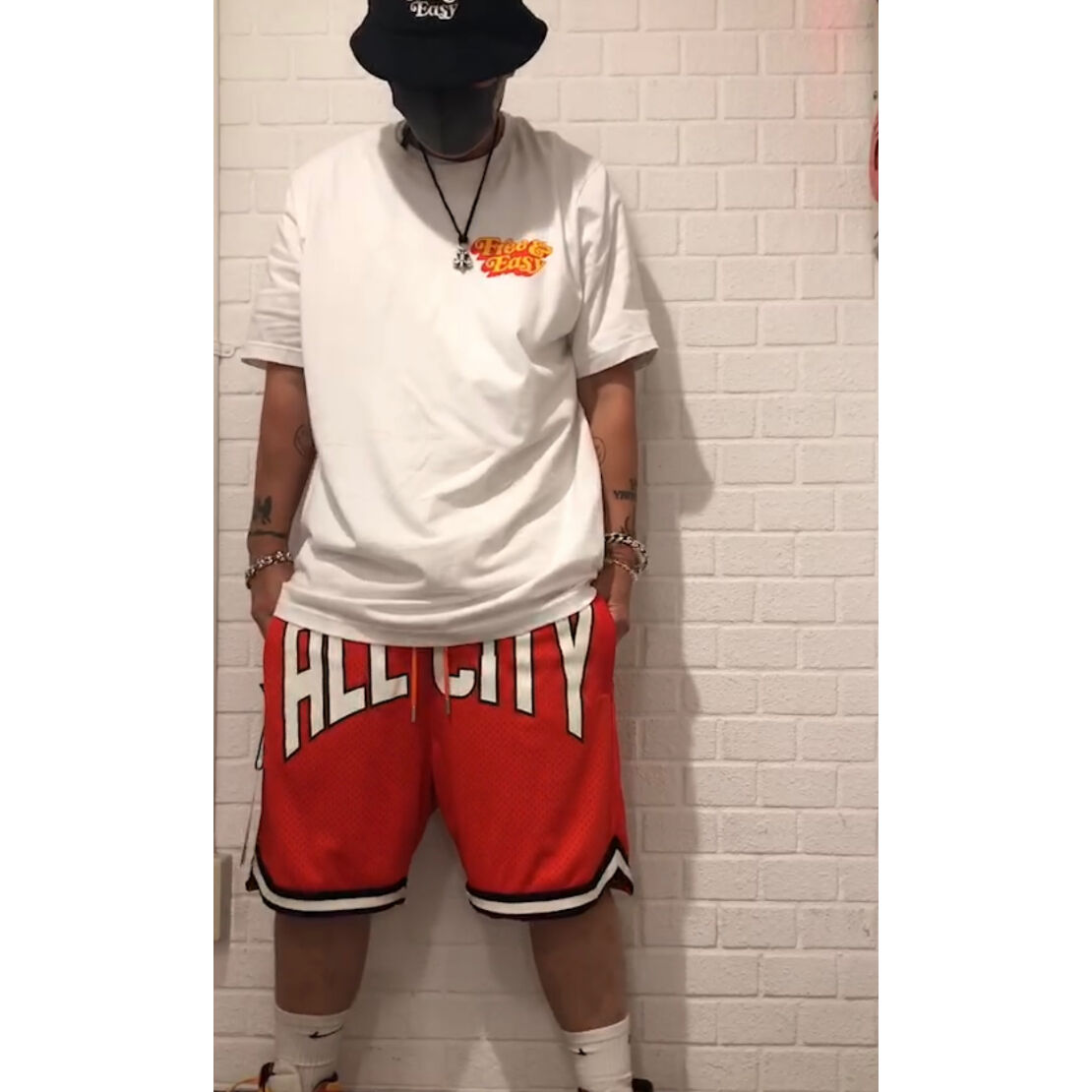 限定 Free & Easy マクドナルド ビー ハッピー Tシャツ ロンT FREE&EASY/✖︎ McDonalds Tee WHITE | BINGOSTAR ・