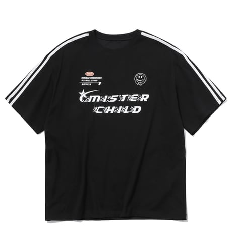 MISTERCHILD/Uniform Mesh Tshirts "BLACK"