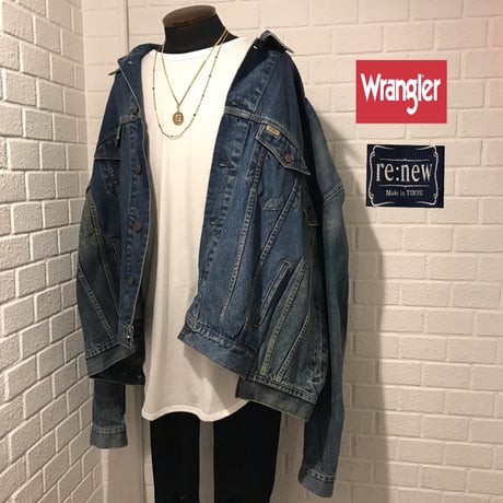 RE NEW/Wrangler ×Levis custom denim jacket
