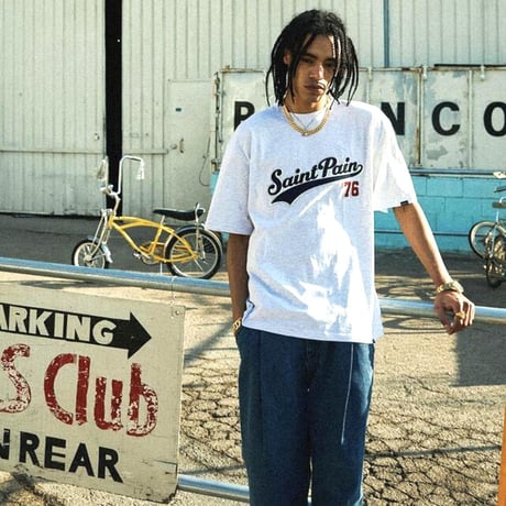 SAINT PAIN/Team LOGO Tee WHITE