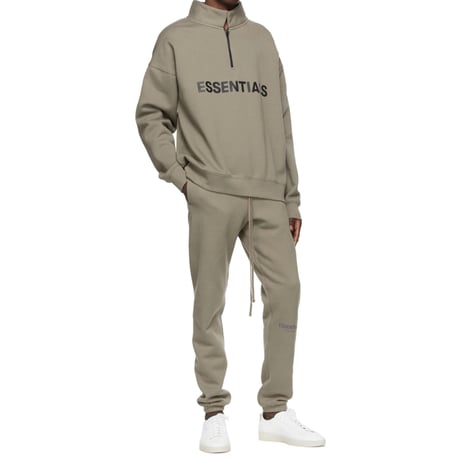 FOG Essentials/HALF ZIP pullover "MOSS"